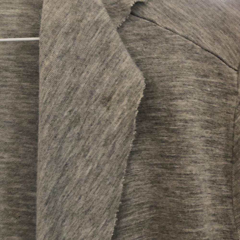 Gray Ruffle Cardigan Sweater - Picture 9 of 9